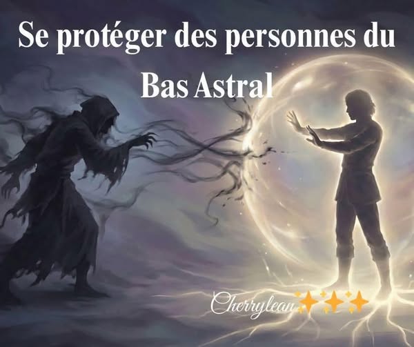 Peut être une image de texte qui dit ’Se protéger des personnes du Bas Astral Cherylayt’